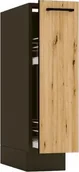 Szafki kuchenne - Stolkar Szafka kuchenna stojąca CARGO ANIKA D20 grafitowa/dąb artisan z koszem STOLKAR - miniaturka - grafika 1