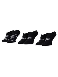 Reebok Zestaw 3 par stopek unisex Cl Fo Invisible Sock 3P GG6679 Czarny - Skarpetki damskie - miniaturka - grafika 1