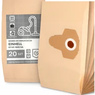 Worki do odkurzaczy - 20x Worek do Odkurzacza Einhell Rt-vc 1525 Sa Papierowy Duży Mocny Worki 2A - miniaturka - grafika 1