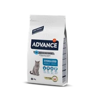Sucha karma dla kotów - ADVANCE Sterilized Turkey - sucha karma z indykiem dla kotów sterylizowanych 3kg [577311] - miniaturka - grafika 1
