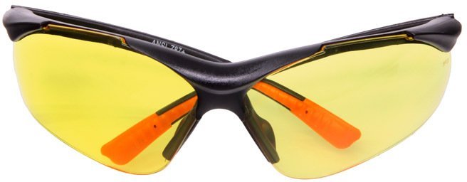 ROOKS OKULARY OCHRONNE UV, KONTRASTOWE, ŻÓŁTE