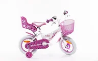 Rowery - SCH Pink Love rower dziecięcy, biały, 12" - miniaturka - grafika 1