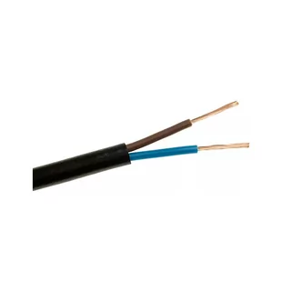 Elektrokabel Przewód okrągły OMY 2x1 czarny 300/500V OMY 2x1 CZA - Przewody elektryczne - miniaturka - grafika 2