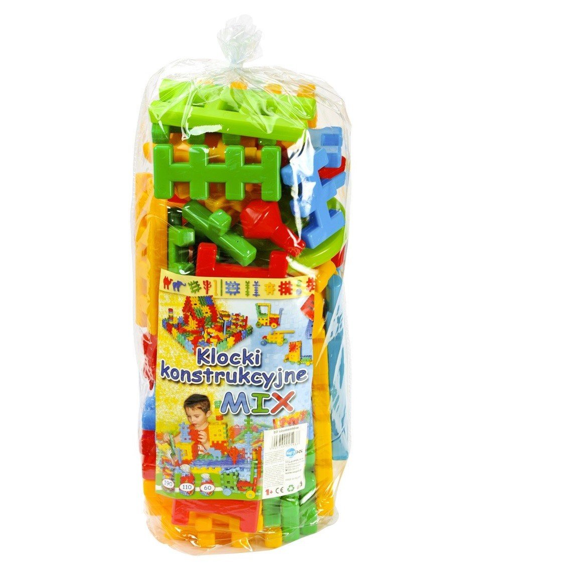WAFLE KLOCKI KONSTRUKCYJNE MIX 80