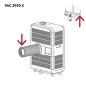 Akcesoria do wentylacji i klimatyzacji - Trotec PAC 3500 X przyłącze wąż / okno - miniaturka - grafika 1