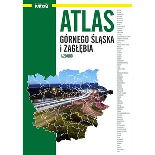 Atlas Górnego Śląska i Zagłębia 1:20 000 - Wydawnictwo Piętka - książka - Obcojęzyczne przewodniki, mapy i atlasy - miniaturka - grafika 1