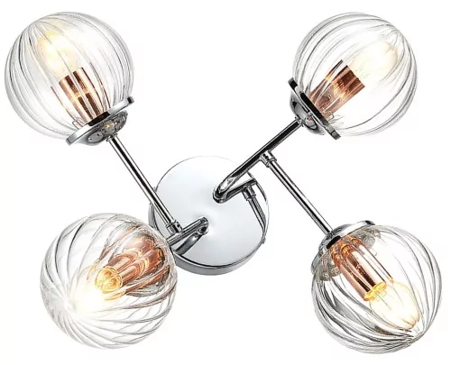 Candellux Plafon LAMPA sufitowa BEST 34-67265 natynkowa OPRAWA szklane kule balls przezroczyste 34-67265