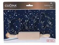 Formy do ciast - Świąteczne foremki do pieczenia ciastek z wałkiem 4 elementy - miniaturka - grafika 1