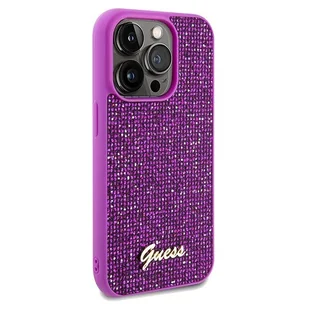 Etui Guess GUHCP14XPMSDGSF Apple iPhone 14 Pro Max hardcase Disco Metal Script fuksja/fuschia - Etui i futerały do telefonów - miniaturka - grafika 5