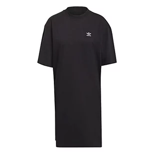 adidas Damski t-shirt sukienka, czarna, 30 - Sukienki - miniaturka - grafika 1