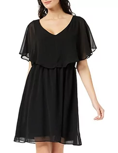 Sukienki - Naf Naf Damska sukienka Lazale, Czarny (Noir 625), 38 - grafika 1