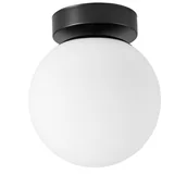 Lampy sufitowe - NOWOCZESNA LAMPA SUFITOWA CZARNA FREDICA - miniaturka - grafika 1