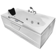 Wanny z hydromasażem - Wanna z hydromasażem prostokątna przyścienna 167x85 cm MO-0206 - miniaturka - grafika 1