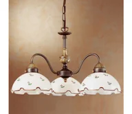 Lampy sufitowe - Kolarz 731.83.70 - Żyrandol na łańcuchu NONNA 3xE27/75W/230V - miniaturka - grafika 1