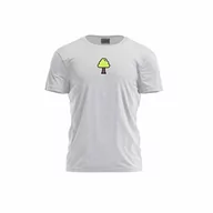 Koszulki męskie - Bona Basics, Cyfrowy nadruk, męski T-shirt basic,%70% bawełna%30 poliester, szary, casualowy, męskie topy, rozmiar: S, szary, S - miniaturka - grafika 1