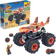 Klocki - Mega Bloks, Hot Wheels Monster Trucks, Tiger Shark, klocki, 187 elementów - miniaturka - grafika 1