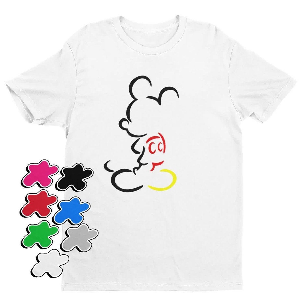 Koszulka T-Shirt Dziecięca Z Nadrukiem Myszka Miki Minnie Różne -M 134-140