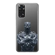 Etui i futerały do telefonów - ERT GROUP etui na telefon Xiaomi REDMI NOTE 11S 4G / REDMI NOTE 11 4G, case oryginalny i oficjalnie licencjonowany przez Marvel, wzór Black Panther 012, plecki z TPU częściowo przeźroczyste - miniaturka - grafika 1