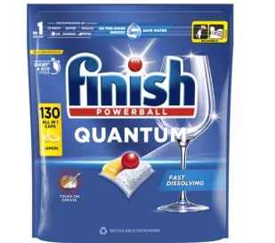 Finish Quantum All in 1 lemon 130szt - Środki do zmywarek - miniaturka - grafika 1
