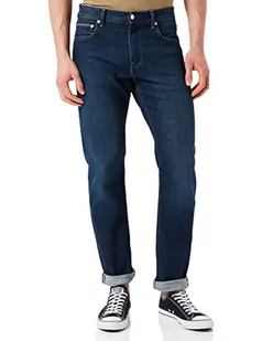 Tommy Hilfiger Regular Mercer STR Oak Indigo, spodnie męskie, Oak Indigo, 28W / 34L - Spodnie męskie - miniaturka - grafika 1