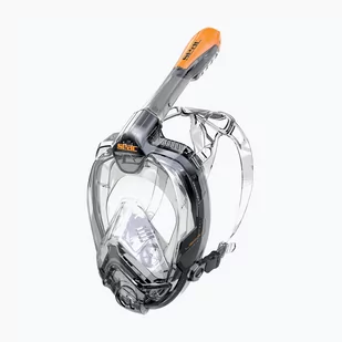 Maska pełnotwarzowa do snorkelingu SEAC Libera black/orange - Maski do nurkowania - miniaturka - grafika 1