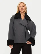Kurtki damskie - Karen by Simonsen Kurtka przejściowa Ragnu 10105195 Szary Loose Fit - miniaturka - grafika 1