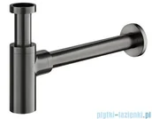 Syfony - Omnires syfon umywalkowy ozdobny grafit A186GR | - miniaturka - grafika 1