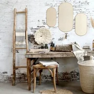 Wieszaki i stojaki - Drabina Ozdobna Chic Antique Drewniana - miniaturka - grafika 1