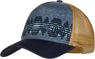 Czapki męskie - Buff Czapka z daszkiem trucker cap tzom stone blue granatowy|ŻÓŁty CZAPKA TRUCKER CAP TZOM STONE BLUE - miniaturka - grafika 1