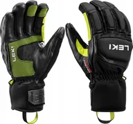 Rękawice narciarskie - LEKI RĘKAWICE Griffin Pro 3D black/lime 9.0 - miniaturka - grafika 1