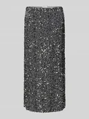 Spódnice - Spódnica midi z wysokim stanem i cekinami model ‘FAITH’ - miniaturka - grafika 1