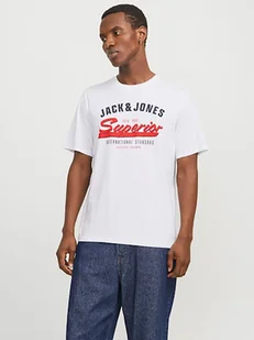 Jack & Jones Koszulka w kolorze białym - Koszulki męskie - miniaturka - grafika 1