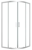 Kabiny prysznicowe - Laveo Bresso- Kabina natryskowa półkrągła 90x90 cm - miniaturka - grafika 1