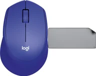 Myszki - Logitech M330 Silent Plus 910-004910 + Studio Series - MID GREY 956-000052 - miniaturka - grafika 1