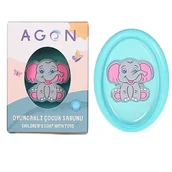 Mydła - Agon Kids Eucalyptus 50g mydło dla dziecka z zabawką niespodzianką - miniaturka - grafika 1