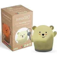 Breloczki dla dzieci - InnoGio Breloczek silikonowy świecący do kluczy Giokeyrings Bear - miniaturka - grafika 1