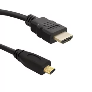 Qoltec Kabel HDMI 1.4 A męski / Micro HDMI D męski | 2,0m KKQTKUBV0400 [7445197] - Kable komputerowe i do monitorów - miniaturka - grafika 1