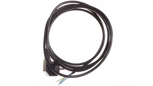 elektro-plast opatÓwek Przewód przyłączeniowy W-2 3x1,0 mm2 czarny z wtyczką kątową 3m 51.927 - Listwy zasilające - miniaturka - grafika 1