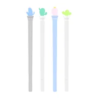 Długopisy - Długopis żelowy niebieski STRIGO seria Kaktus - miniaturka - grafika 1