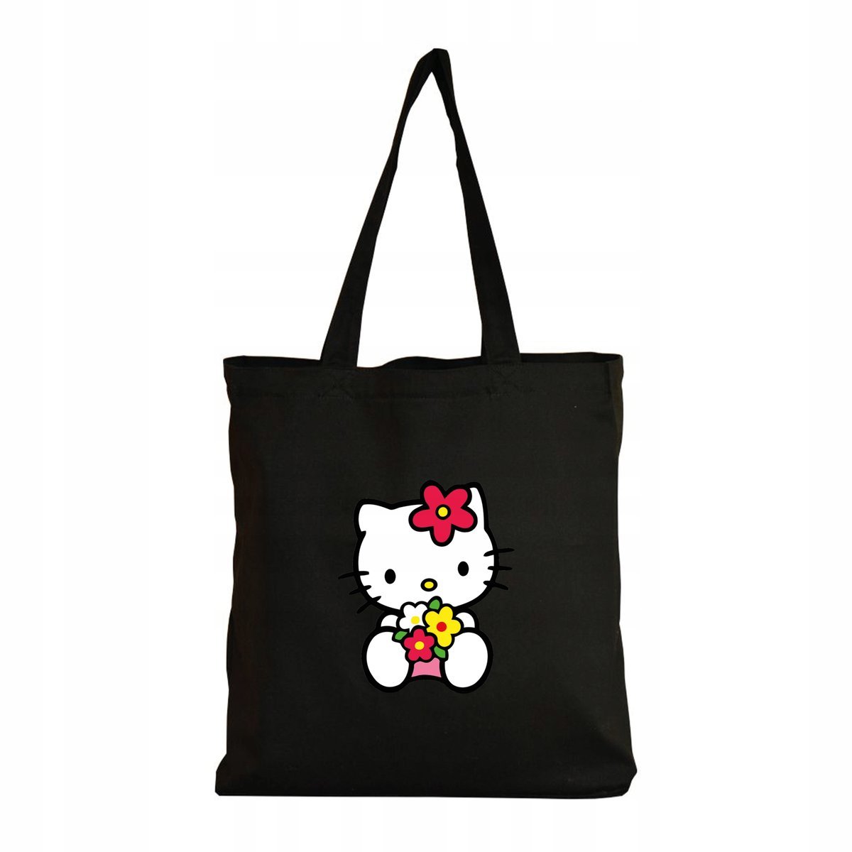 Eko Torba na ramię Na Zakupy Shopper Prezent Torebka Hello Kitty Kotek 2