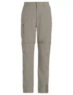 Spodnie męskie - VAUDE VAUDE Męskie spodnie Men's Farley Zo Pants V szary głaz 48-Long 42172 - miniaturka - grafika 1