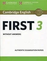 Cambridge English First 3 without answers Cambridge University Press - Książki do nauki języka angielskiego - miniaturka - grafika 1