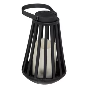 Lampion solarny Brit, efekt płomienia, wys. 21,5 cm - Świeczniki - miniaturka - grafika 1
