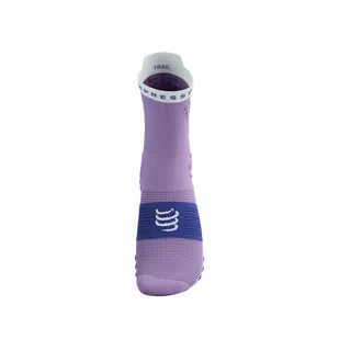 COMPRESSPORT Skarpetki do biegania trailowe ProRacing Socks V4 Trail lupine/dazzling blue - Skarpetki sportowe męskie - miniaturka - grafika 3