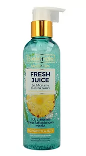 Bielenda FRESH JUICE ŻEL MICELARNY ANANAS 190G - Żele do mycia twarzy - miniaturka - grafika 1