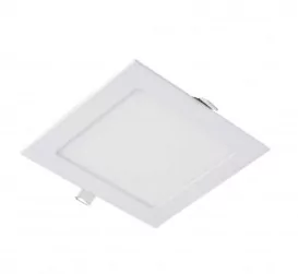 Oprawa downlight LED wpuszczana kwadrat 18W b.neutralna 4000K (1400lm) biała 21,6x16,7cm EcoLight - Oprawy, klosze i abażury - miniaturka - grafika 1