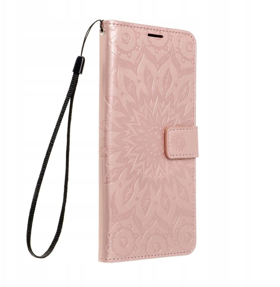 Kabura MEZZO Book do XIAOMI Redmi Note 14 4G GLOBAL - 164,84mm x 78,15mm x 8,16mm mandala złoty róż