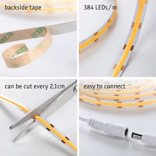 Paulmann SimpLED taśma Set COB 3 000 K 1,5 m - Taśmy LED - miniaturka - grafika 2