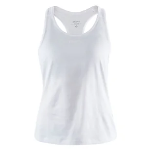 Damska koszulka bez rękawów CRAFT ADV ESSENCE SINGLET W 1908770-900000 – Biały - Koszulki i topy damskie - miniaturka - grafika 1