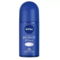 Dezodoranty i antyperspiranty dla kobiet - Nivea Protect & Care Antyperspirant w kulce 50 ml - miniaturka - grafika 1